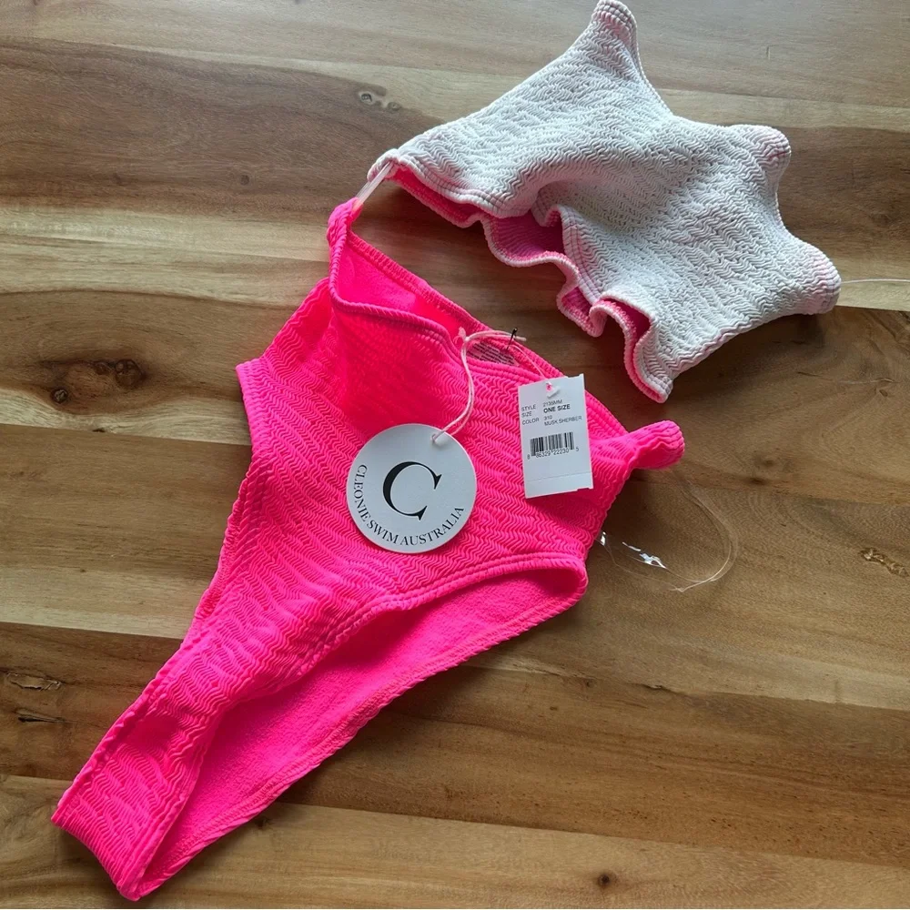 NWT Cleonie Swim Maillot One Piece Swimsuit - Picture 3 of 6